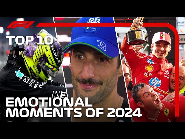 Moments That Made Us All Emotional During The 2024 F1 Season!