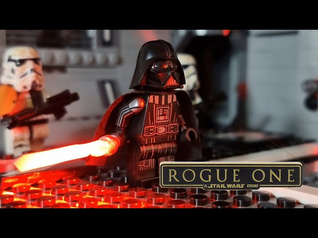 Star Wars Rogue One: Vader's ending scene lego stop motion