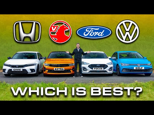 VW Golf v Ford Focus v Honda Civic v Astra review