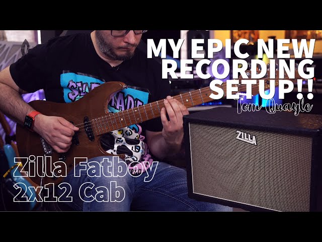 MY EPIC NEW RECORDING SETUP | Featuring Zilla Fatboy 2x12 Cab | TOM QUAYLE