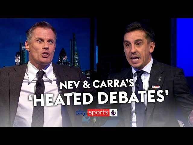 Gary Neville & Jamie Carragher's most 'HEATED DEBATES' 😉🍿