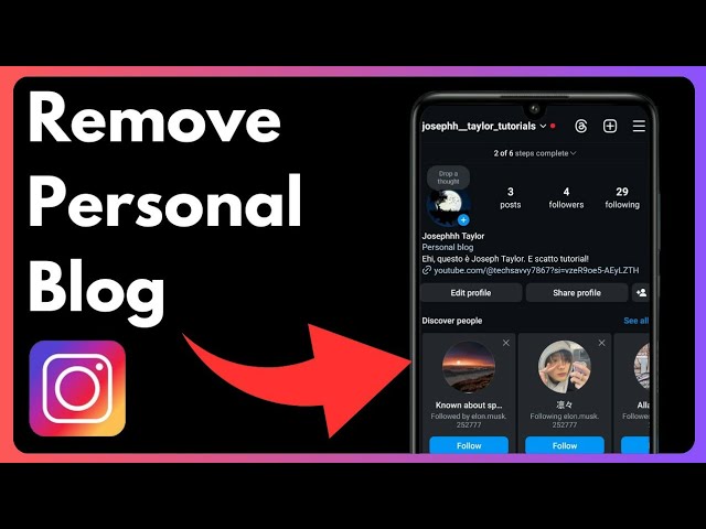 How To Remove Personal Blog From Instagram (2024)