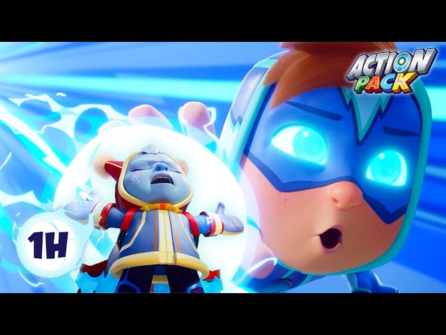 FREEZE! | Action Pack🦸‍♀️ | NEW EPISODES | Superhero Cartoons for Kids | Be Brave!