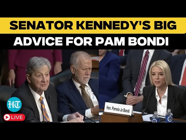 Pam Bondi Confirmation Hearing: Sen. Kennedy Urges Bondi To 'Restore Legitimacy' To Justice Dept.