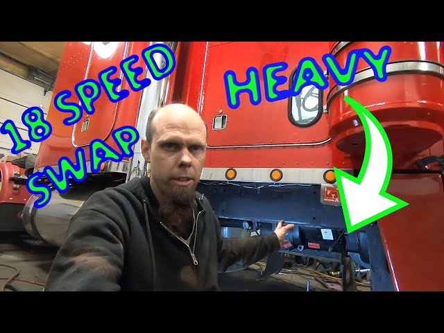 Peterbilt 359 rebuild ep 44 - 13 speed to 18 speed transmission swap