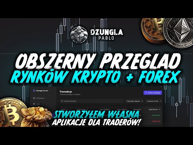 OBSZERNY PRZEGLĄD RYNKÓW KRYPTO + FOREX - *STWORZYŁEM WŁASNĄ APLIKACJE DLA TRADERÓW!*