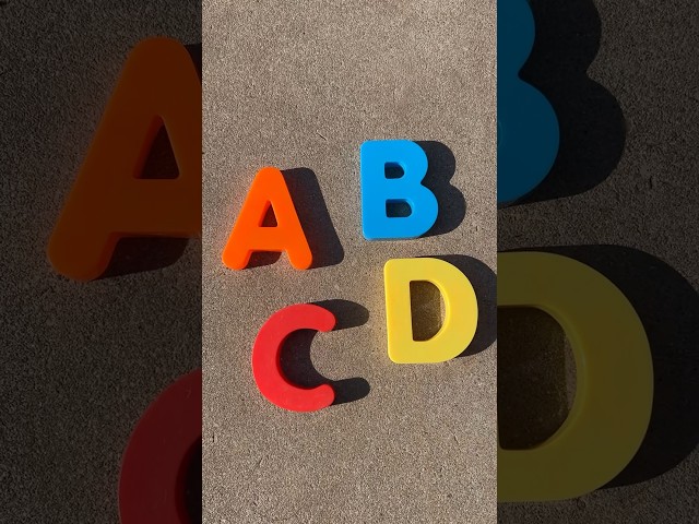 FUN ABC SONG for Kids!🎶😁🔠 #kids #learning #shorts