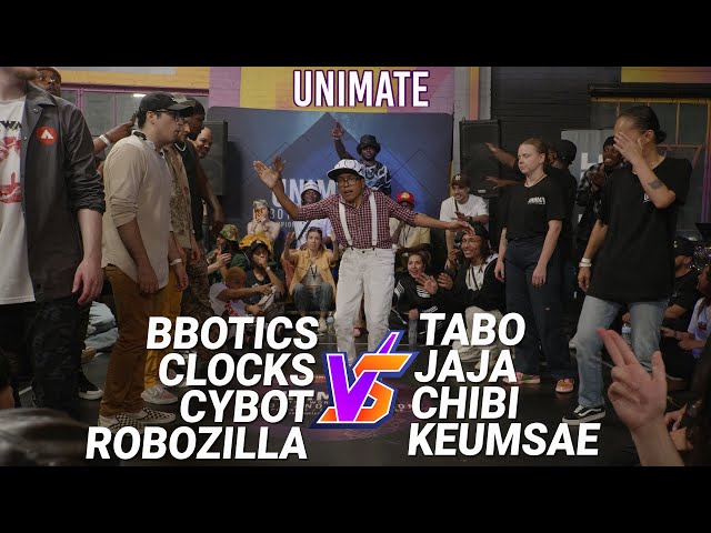 Clocks, Robozilla, Bbotics, Cybot vs Judges [Robot Finals] // Unimate x stance