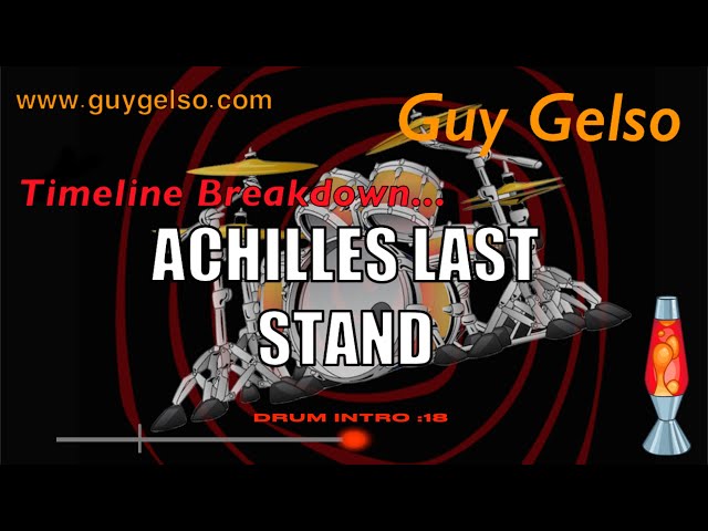 John Bonham's, Achilles Last Stand by Led Zeppelin - A Complete Breakdown/Tutorial