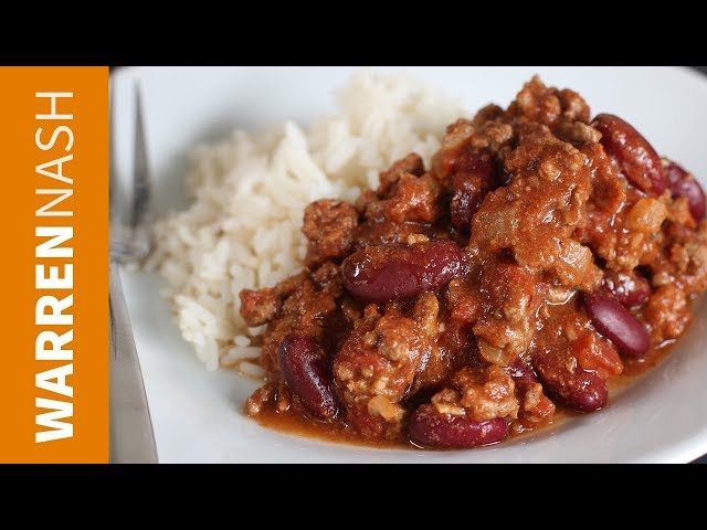 Chilli Con Carne Recipe - Easy Mexican favourite - Recipes by Warren Nash