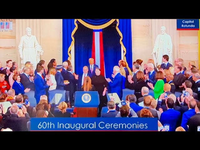 President Donald Trump MAJESTIC user-in on inaugural morning 🇺🇲🇺🇲🇺🇲