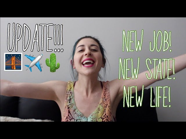 Update! New Job, New State, New Life!