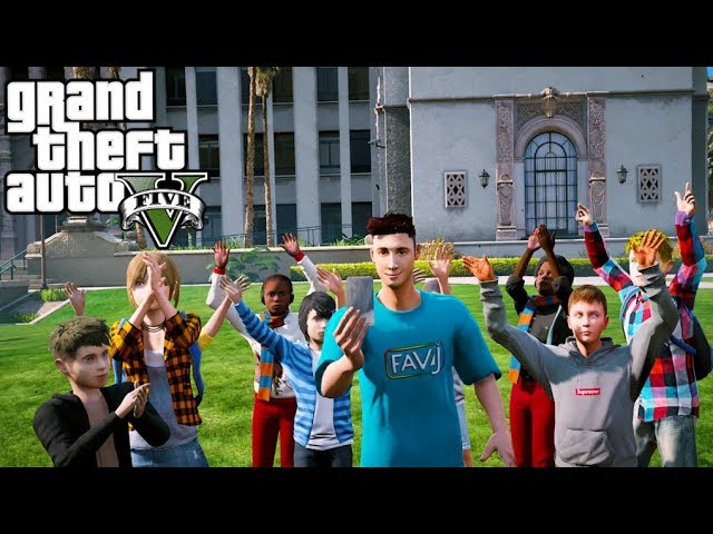 GTA 5 MOD VITA REALE #3 - FAVIJ ARRIVA FINALMENTE A LOS SANTOS!!