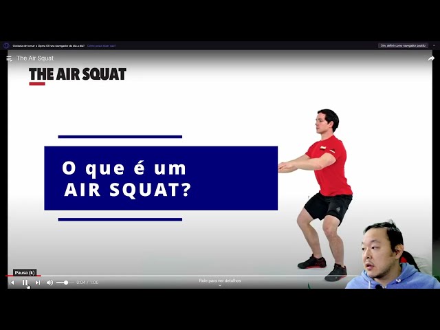 Air squat | como fazer um agachamento livre | o que é um air squat?