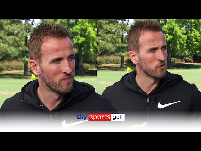 "I get more nervous on the first tee than playing football!" | Harry Kane on golfing and the Masters