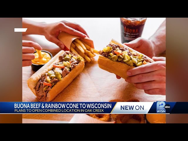 Chicago favorites Buona Beef, Rainbow Cone to open in Oak Creek