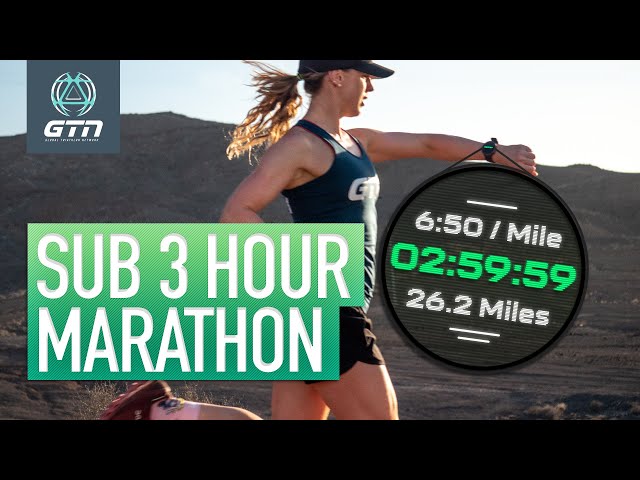 How To Run A Sub 3 Hour Marathon | Run Training & Tips