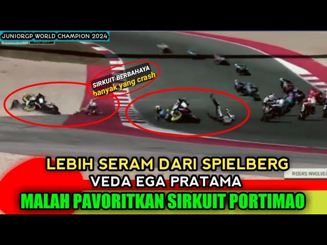 emang gila!!!LEBIH SERAM DARI SPIELBERG VEDA EGA PRATAMA malah pavorikan sirkuit portimao portugal