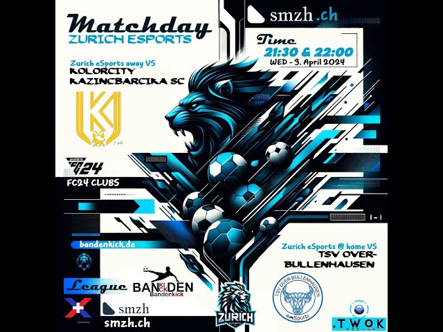 Zurich eSports 🦁🅂🄿🄸🄴🄻🅃🄰🄶 1️⃣1️⃣&1️⃣2️⃣ Bandenkick