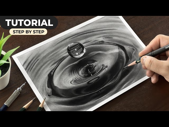 SIMPLE Water Drawing for BEGINNERS!