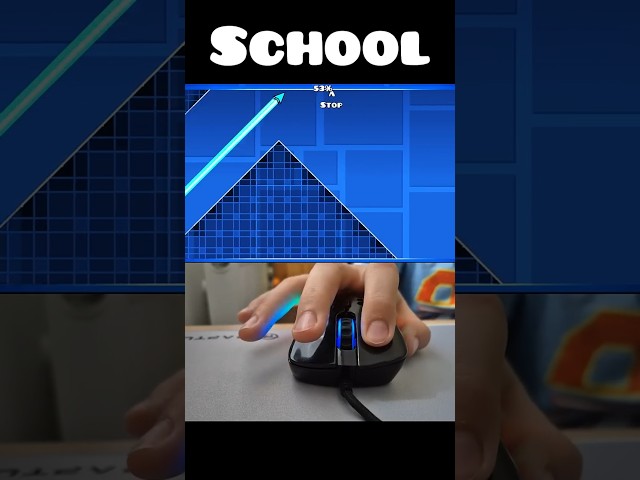 School Be Like In Geometry Dash #shorts