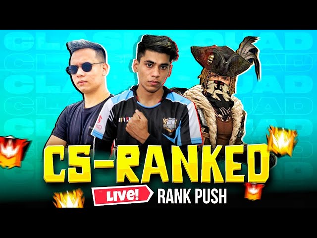 🔴[Live] Back To CS India🗿👑Road to Top 1🙃 -Garena Free Fire !!