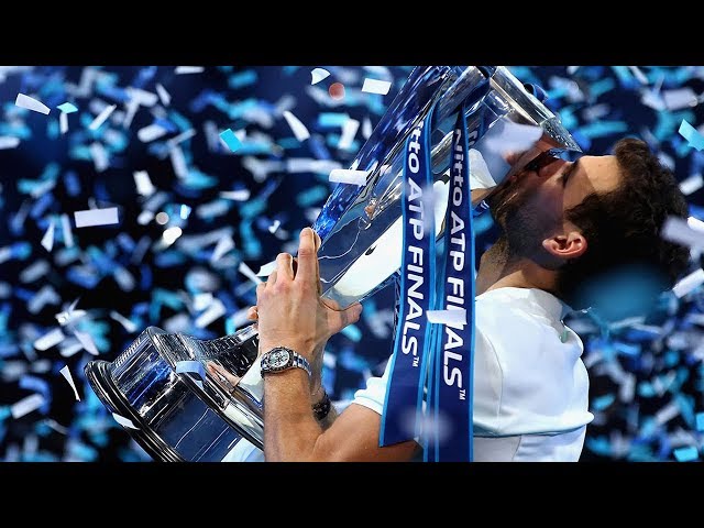 Dimitrov celebrates 2017 Nitto ATP Finals win (360 video)