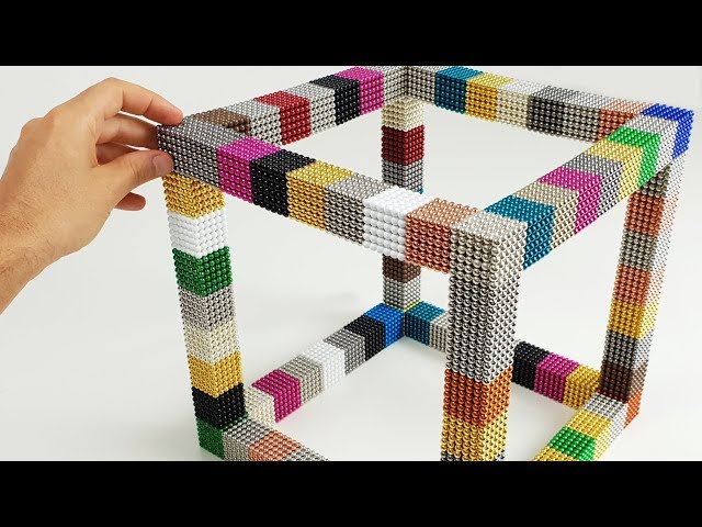 Playing with 20000 Magnetic Balls, Giant CUBE | Magnetic Games