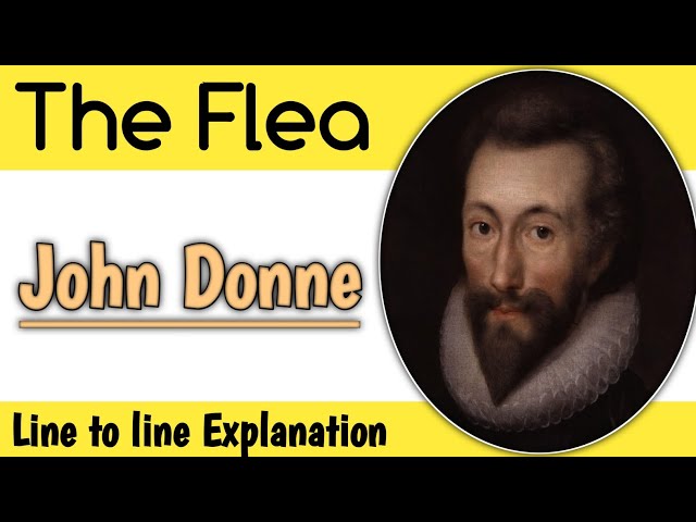 The Flea | John Donne | Line to line Explanation | Summary | Analysis | Hindi | English |