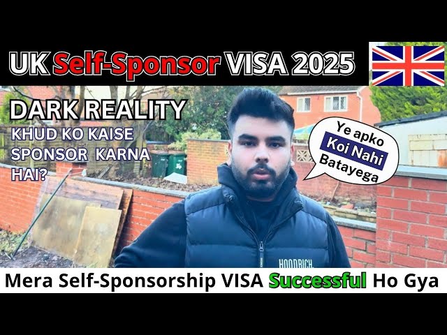 No Sponsor? Self-Sponsor Your UK VISA in 2025 & Dark Reality of UK | Student/psw visa expired ? 🇬🇧