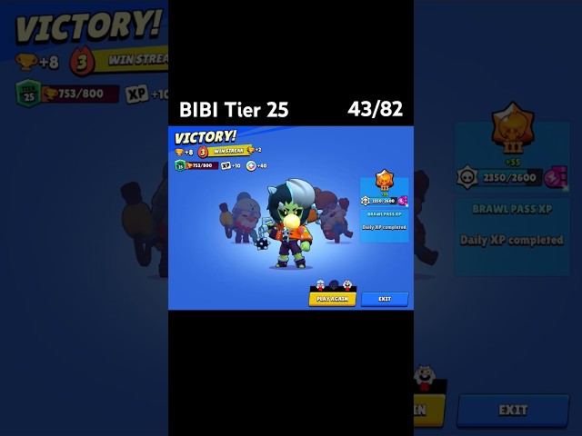 Bibi tier 25 #brawlstars