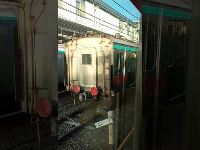 長津田でJ−TREC横浜に入場する甲種輸送を追い抜く！ #鉄道 #train #東急5000系 #東急電鉄 #田園都市線 #甲種輸送