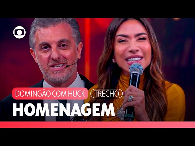 Patrícia Abravanel recebe homenagem a Silvio Santos no Melhores do Ano! ✨ | Domingão Com Huck