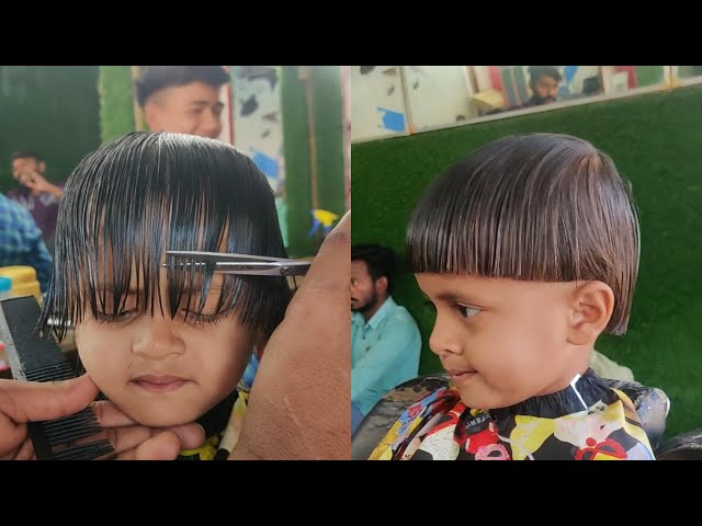 How Tow Haircut baby cut Hairstyle Cutting baby viral video