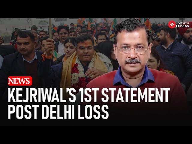 Delhi Election Result: Arvind Kejriwal Breaks Silence After AAP’s Defeat in Delhi Elections 2025