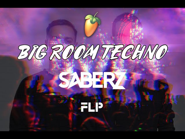 FREE BIG ROOM TECHNO DROP in FL STUDIO like SaberZ - FREE FLP (STEMS & MIDI included) 2025