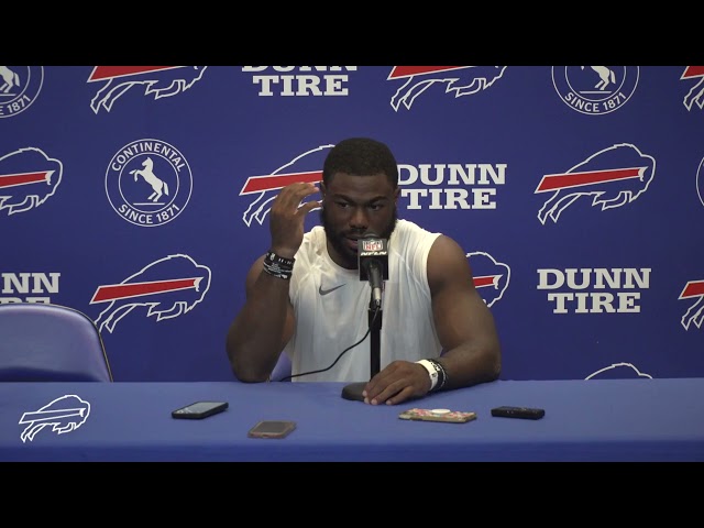 Zack Moss says "We Got A Different Mindset" in Q/A (2022) | Buffalo Bills