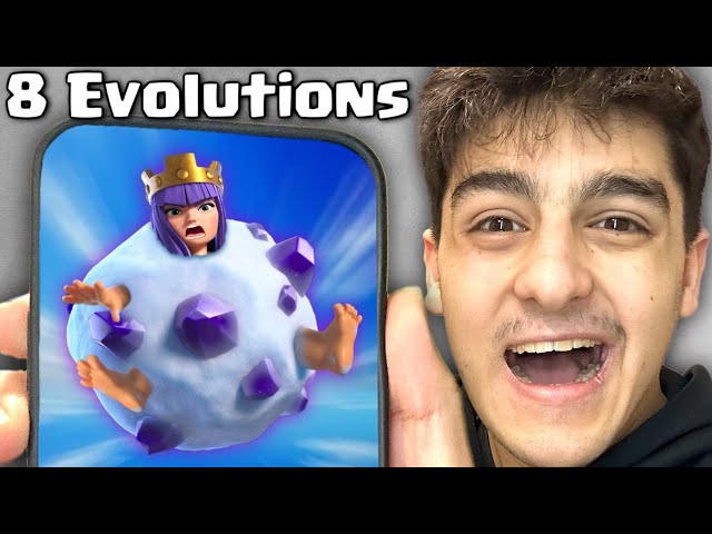 I Beat Clash Royale Only Using Evolutions