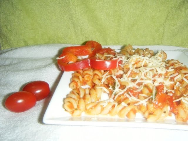 Pasta with cherry tomato sauce [ Recipe - 30]