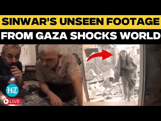 Israel Hamas War News Live | Yahya Sinwar's Unseen Footage From Gaza | Middle East Conflict