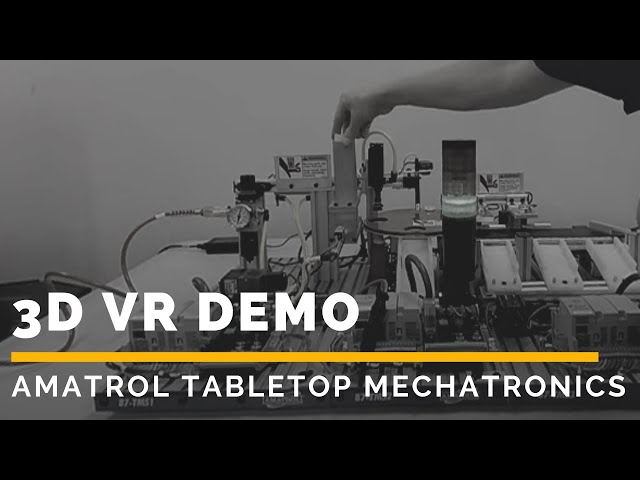 3D VR 180 Demo for Remote Teaching using Amatrol's Tabletop Mechatronics