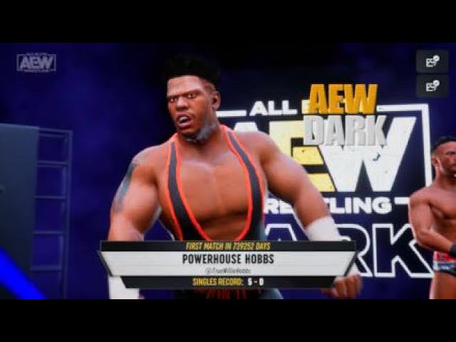 AEW DARK POWERHOUSE HOBB CHALLENGE PAUL WIGHT AT DOUBLE OR NOTHING!!!!!!!!!!!