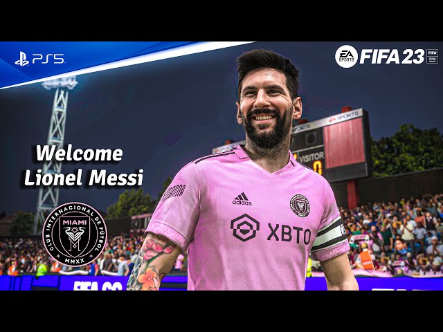 FIFA 23 - Messi first match Inter Miami vs. Charlotte FC | MLS 23/24 | PS5™ Gameplay [4K60] HDR