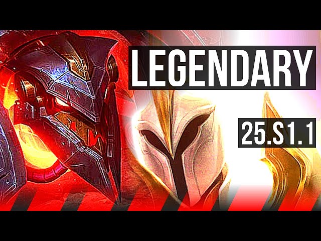 SKARNER vs KAYLE (TOP) | 9 solo kills, Legendary, 11/2/3 | NA Grandmaster | 25.S1.1