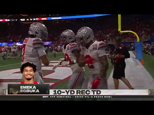 Peach Bowl Ohio State Buckeyes vs  Georgia Bulldogs  Full Game Highlights 2