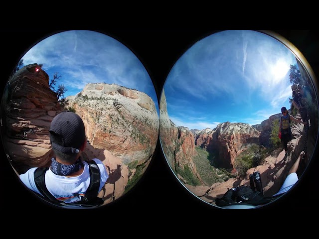 Angels Landing Hike 4K | Samsung Gear 360 | Full Walkthrough | Zion National Park