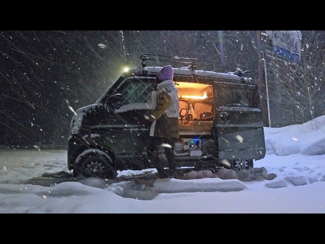 Sleeping in a Car Buried in Snow: How I Stayed Warm in DIY Micro Camper