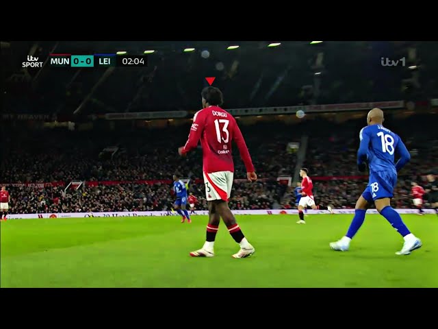 "Patrick Dorgu's First Match for Manchester United! 🔥