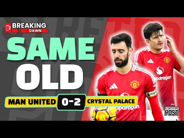 MAN UNITED 0-2 CRYSTAL PALACE | POOR United Falter AGAIN | TRANSFER DEADLINE DAY