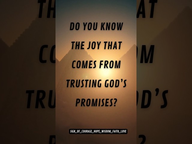 God’s Promises Are True–A Message from Luke 1:45#shorts#dailyscripture #dailybibleverse#GodsPromises